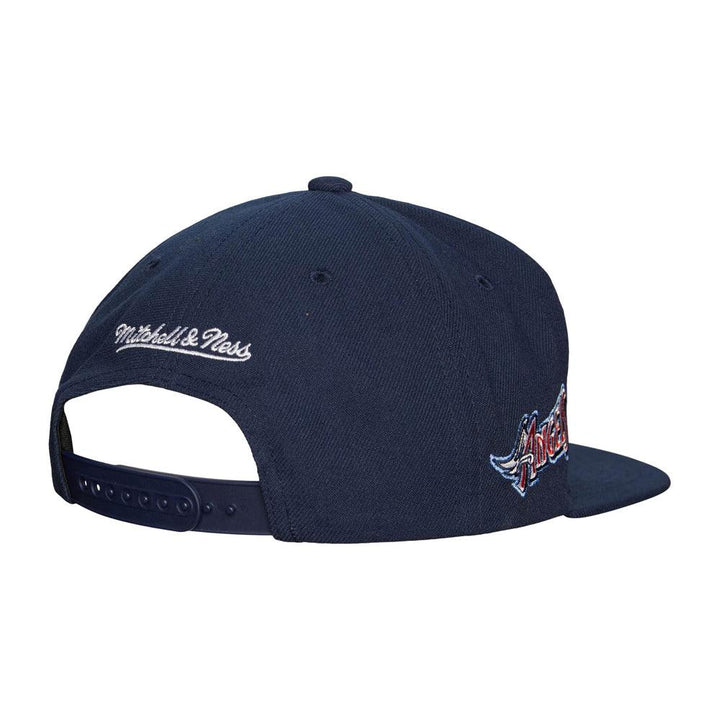 Anaheim Angels Mitchell & Ness Cooperstown Evergreen Snapback Hat - Navy - Triple Play Caps