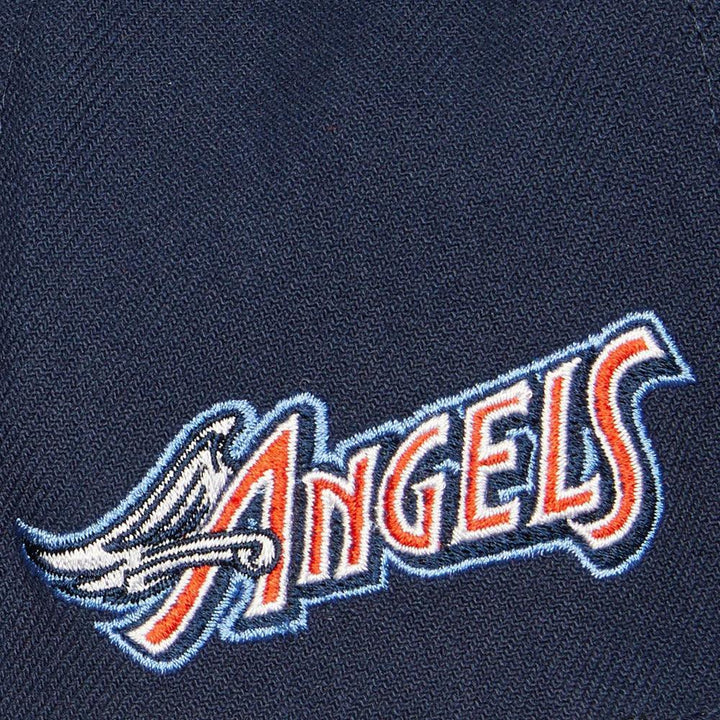 Anaheim Angels Mitchell & Ness Cooperstown Evergreen Snapback Hat - Navy - Triple Play Caps