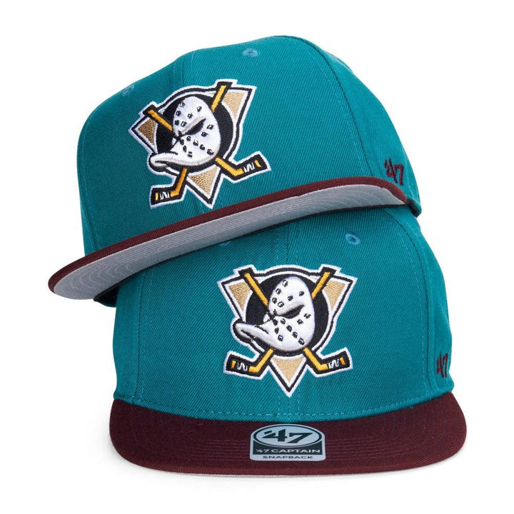 Anaheim Ducks 47 Brand No Shot '47 Captain - Teal - Triple Play Caps