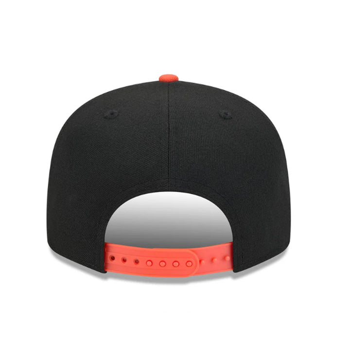 Anaheim Ducks New Era Team Color 9FIFTY Snapback Hat - Black/Orange - Triple Play Caps