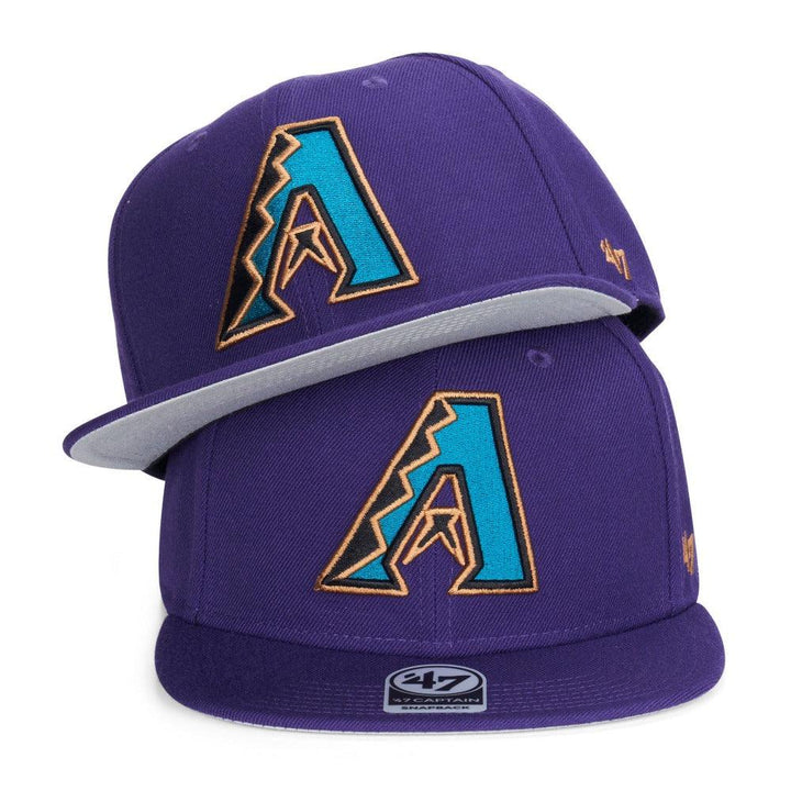 Arizona Diamondbacks 47 Brand No Shot '47 Captain - Purple - Triple Play Caps