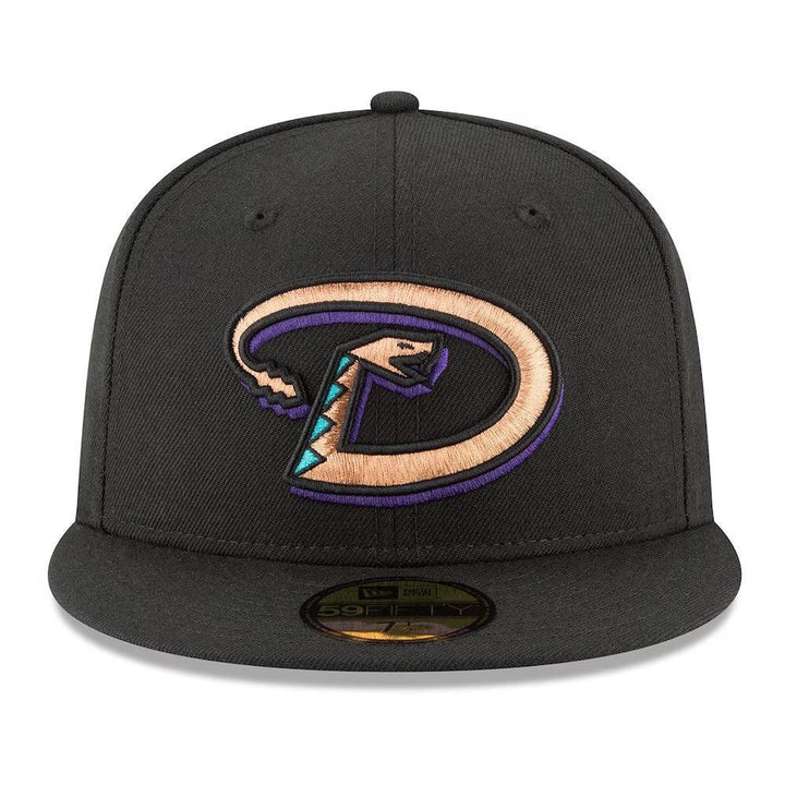 Arizona Diamondbacks New Era Cooperstown Collection Logo 59FIFTY Fitted Hat - Black - Triple Play Caps