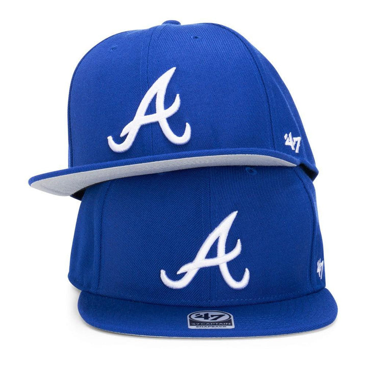 Atlanta Braves 47 Brand No Shot '47 Captain - Royal - Triple Play Caps