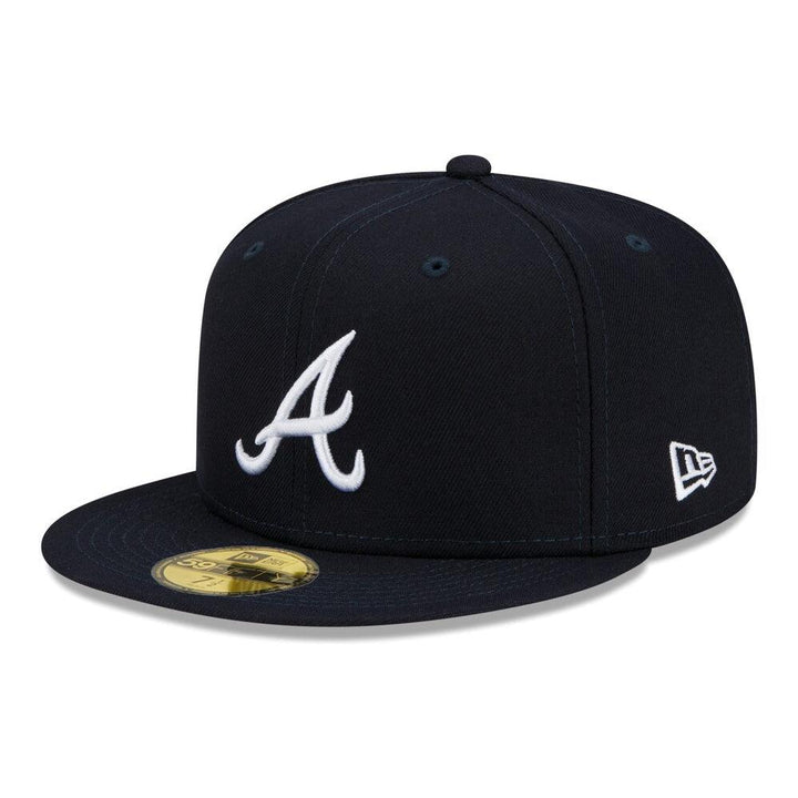 Atlanta Braves New Era 2000 All-Star Game Side Patch 59FIFTY Fitted Hat - Navy - Triple Play Caps
