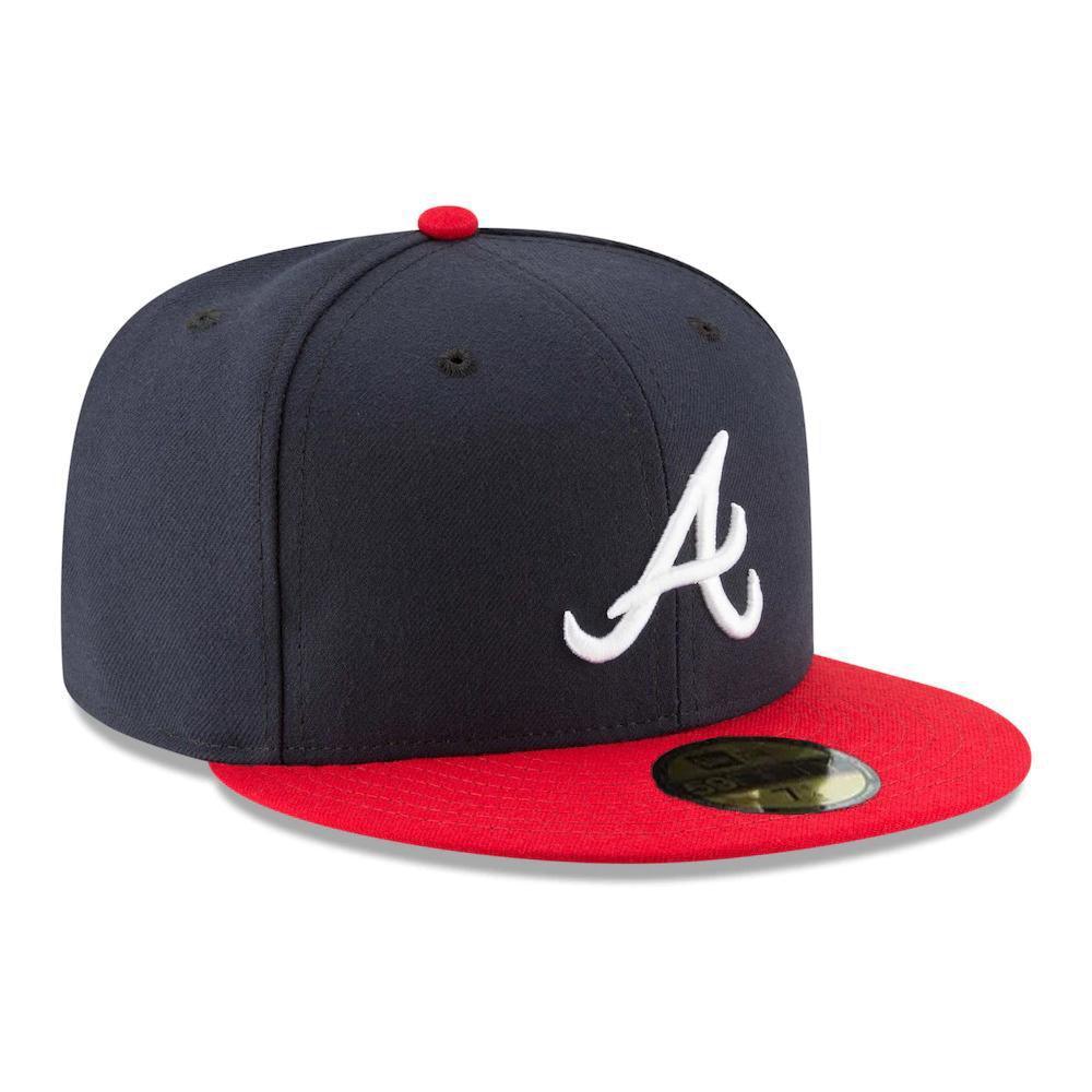 Atlanta Braves New Era Authentic Collection On-Field 59FIFTY Fitted Hat - Triple Play Caps