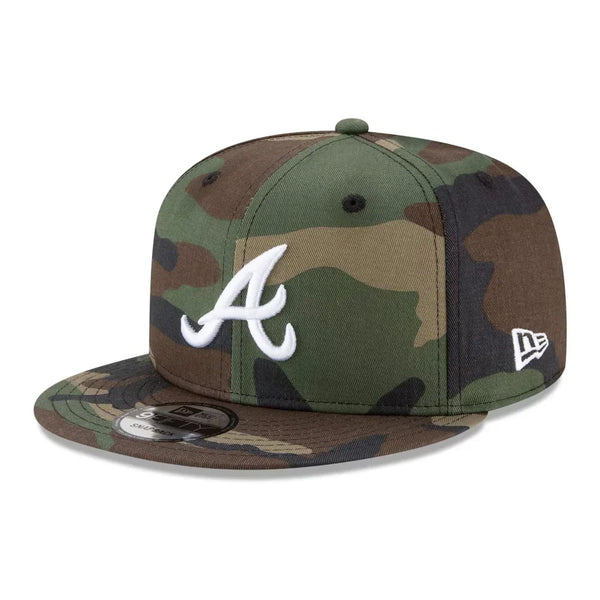 Atlanta Braves New Era Camo Basic 9FIFTY Snapback Hat - Triple Play Caps
