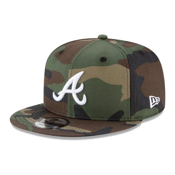 Atlanta Braves New Era Camo Basic 9FIFTY Snapback Hat - Triple Play Caps