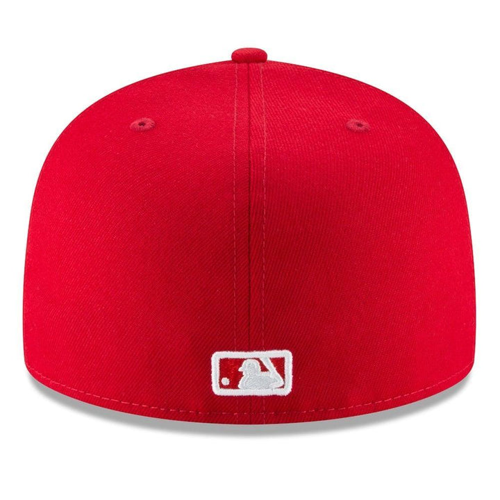 Atlanta Braves New Era Fashion Color Basic 59FIFTY Fitted Hat - Red - Triple Play Caps