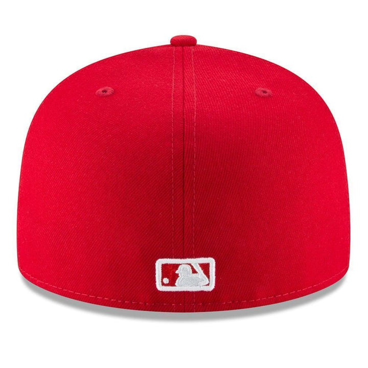 Atlanta Braves New Era Fashion Color Basic 59FIFTY Fitted Hat - Red - Triple Play Caps