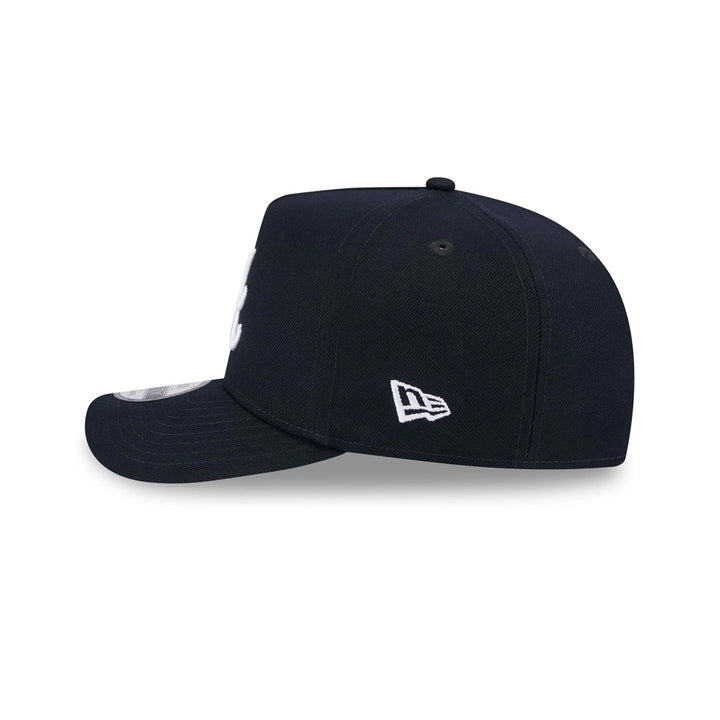 Atlanta Braves New Era Team Color 9FIFTY A-Frame Snapback Hat - Navy - Triple Play Caps