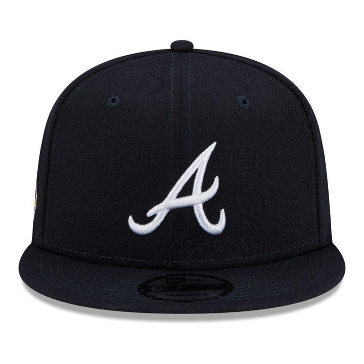 Atlanta Braves New Era Team Color 9FIFTY Snapback Hat - Navy - Triple Play Caps