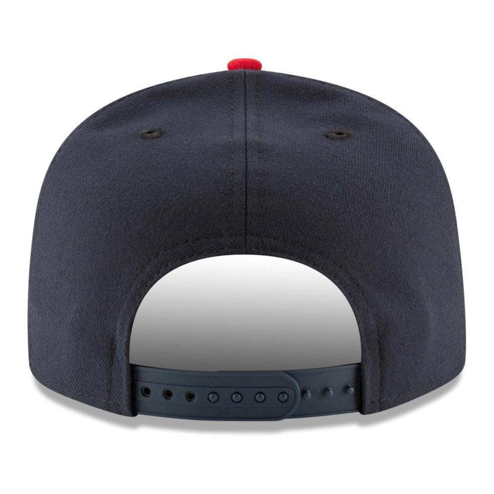 Atlanta Braves New Era Team Color 9FIFTY Snapback Hat - Navy/Red - Triple Play Caps