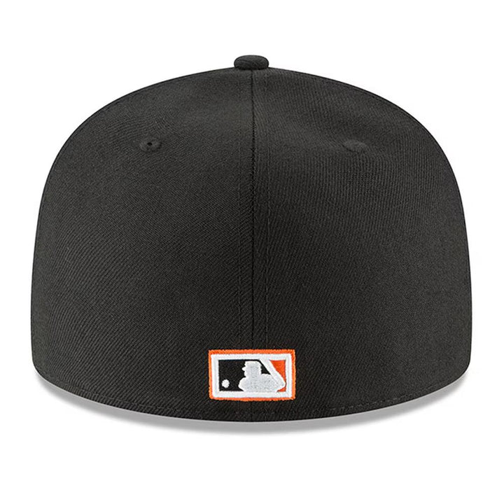 Baltimore Orioles New Era Cooperstown Collection Logo 59FIFTY Fitted Hat - Black - Triple Play Caps