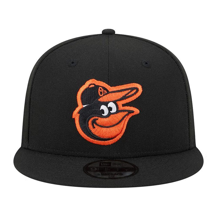 Baltimore Orioles New Era Team Color 9FIFTY Snapback Hat - Black - Triple Play Caps