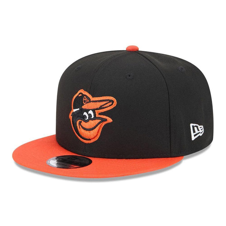 Baltimore Orioles New Era Team Color 9FIFTY Snapback Hat - Black/Orange - Triple Play Caps