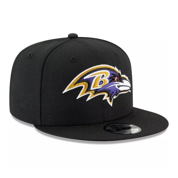 Baltimore Ravens New Era Basic 9FIFTY Snapback Hat - Black - Triple Play Caps