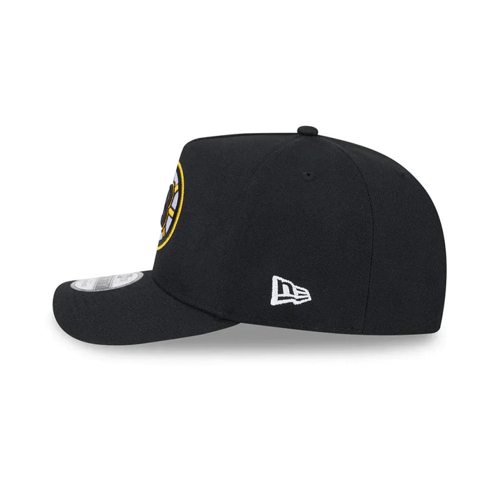 Boston Bruins New Era Team Color 9FIFTY A-Frame Snapback Hat - Black - Triple Play Caps