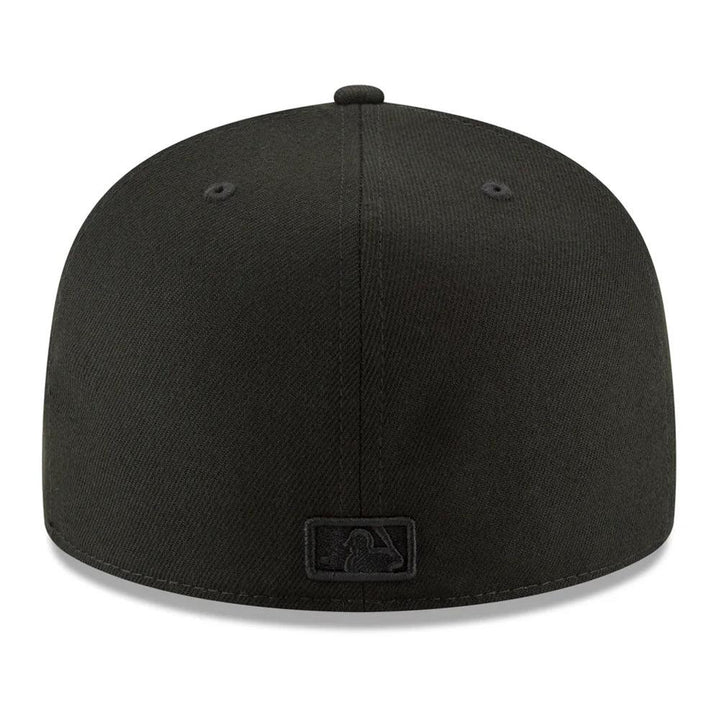 Boston Red Sox New Era Black on Black Basic 59FIFTY Fitted Hat - Black - Triple Play Caps