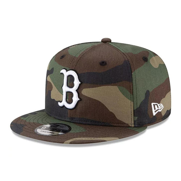 Boston Red Sox New Era Camo Basic 9FIFTY Snapback Hat - Triple Play Caps