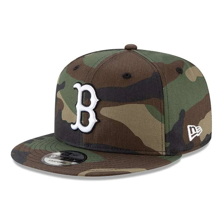Boston Red Sox New Era Camo Basic 9FIFTY Snapback Hat - Triple Play Caps