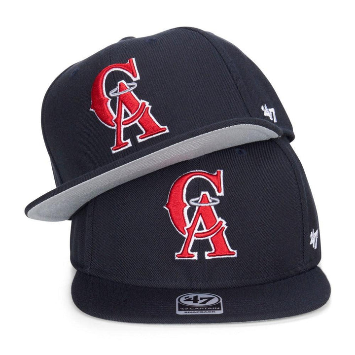 California Angels 47 Brand Cooperstown No Shot '47 Captain - Navy - Triple Play Caps