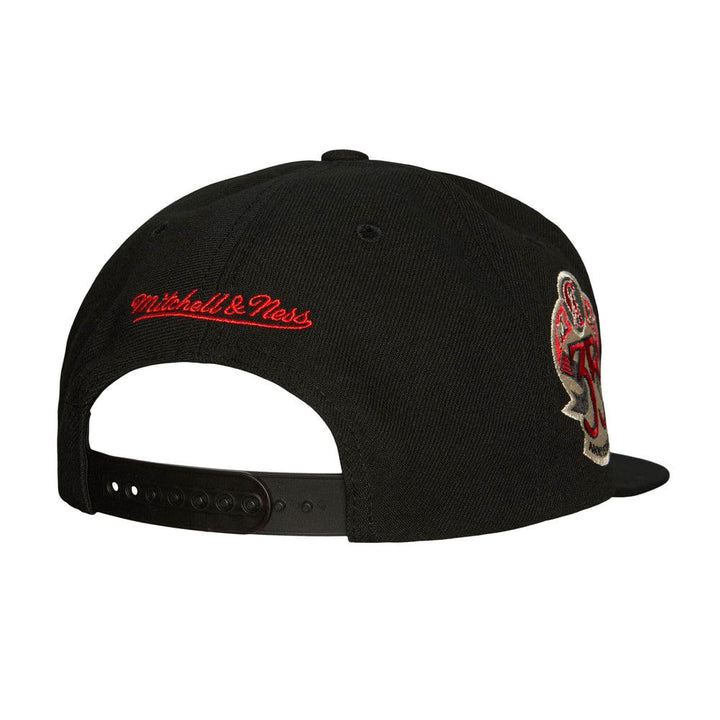 California Angels Mitchell & Ness Cooperstown True Classics Snapback Hat - Black - Triple Play Caps