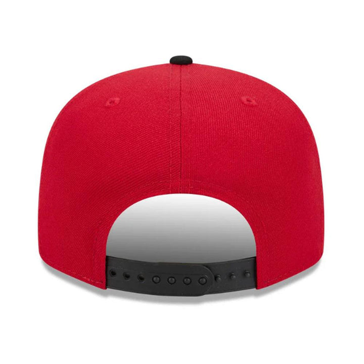 Chicago Blackhawks New Era Team Color 9FIFTY Snapback Hat - Red/Black - Triple Play Caps