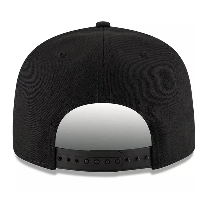 Chicago Bulls New Era Black & White 9FIFTY Snapback Hat - Black - Triple Play Caps