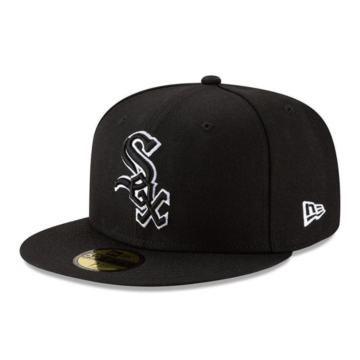 Chicago White Sox New Era B-Dub 59FIFTY Fitted Hat - Black - Triple Play Caps