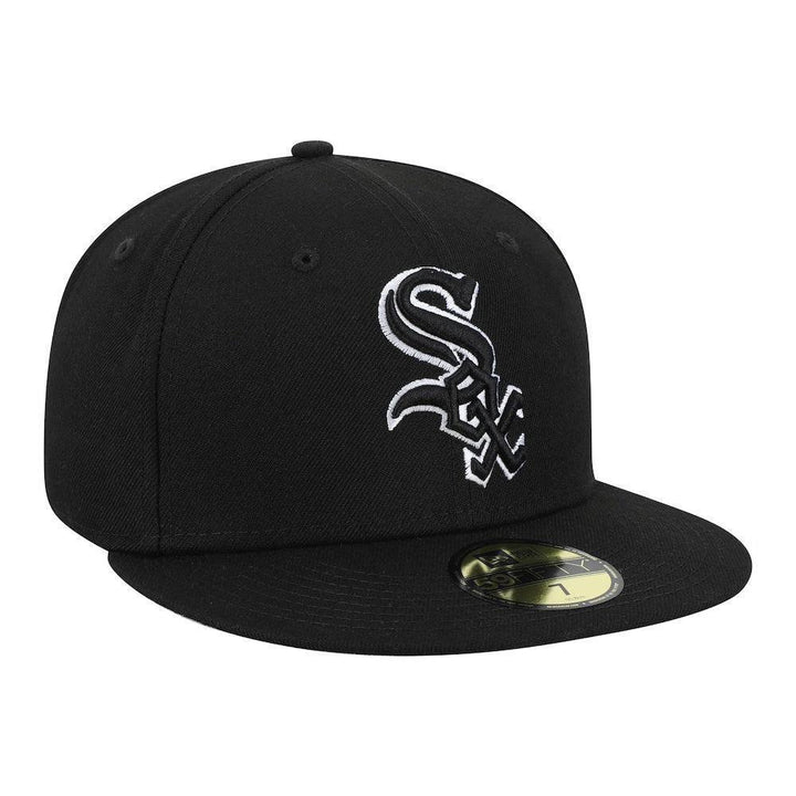Chicago White Sox New Era B-Dub 59FIFTY Fitted Hat - Black - Triple Play Caps