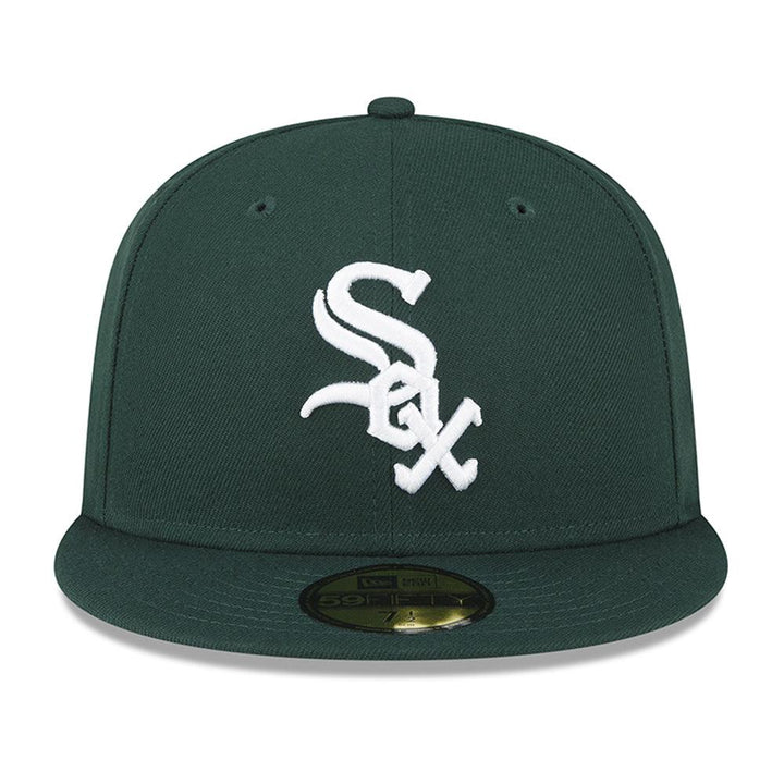 Chicago White Sox New Era Fashion Color Basic 59FIFTY Fitted Hat - Dark Green - Triple Play Caps