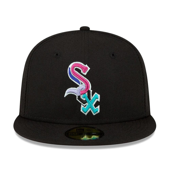 Chicago White Sox New Era Polar Lights 59FIFTY Fitted Hat - Black - Triple Play Caps