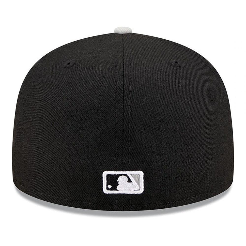 Cincinnati Reds New Era Two-Tone Color Pack 59FIFTY Fitted Hat - Black/Gray - Triple Play Caps