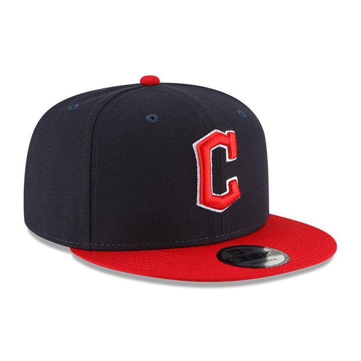 Cleveland Guardians New Era Team Color 9FIFTY Snapback Hat - Navy/Red - Triple Play Caps