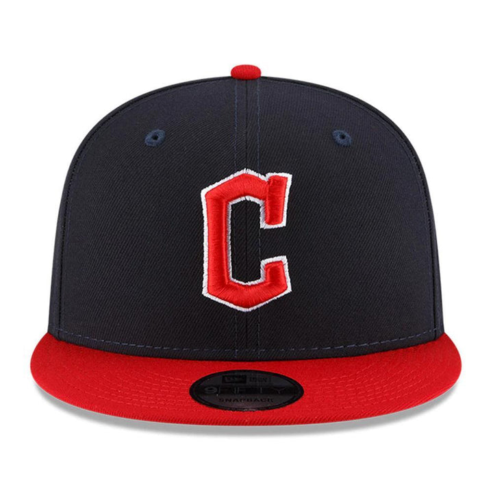 Cleveland Guardians New Era Team Color 9FIFTY Snapback Hat - Navy/Red - Triple Play Caps