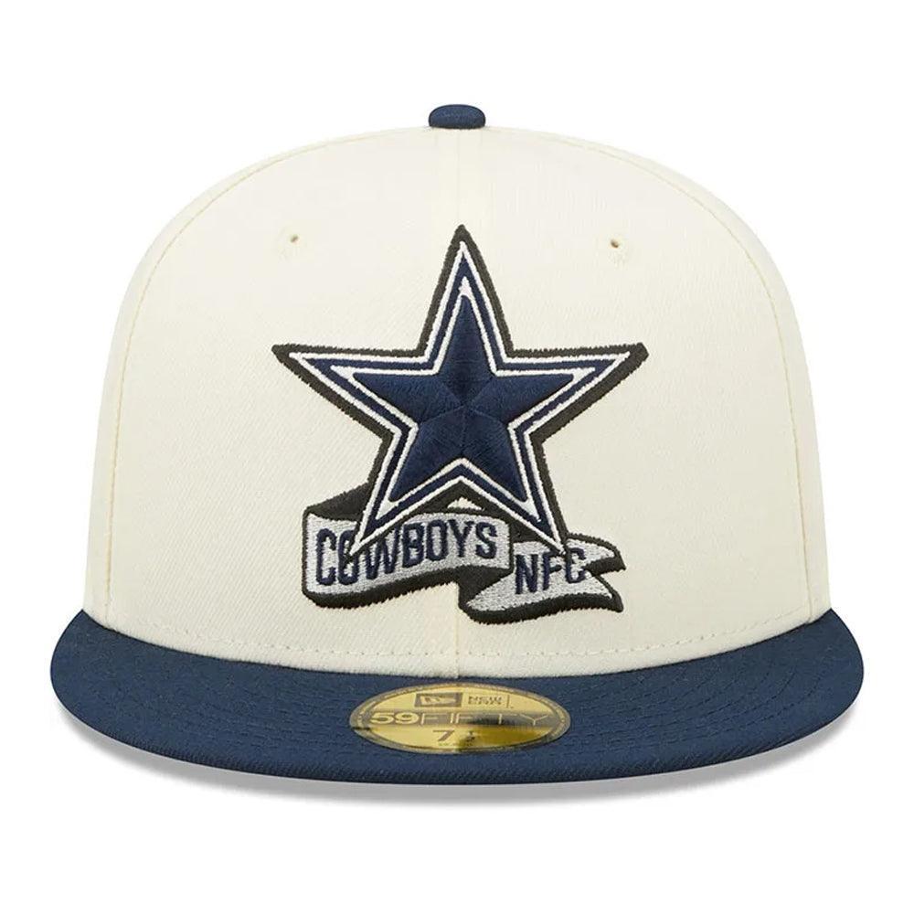 Dallas Cowboys New Era 2022 Sideline 59FIFTY Fitted Hat - Ivory - Triple Play Caps