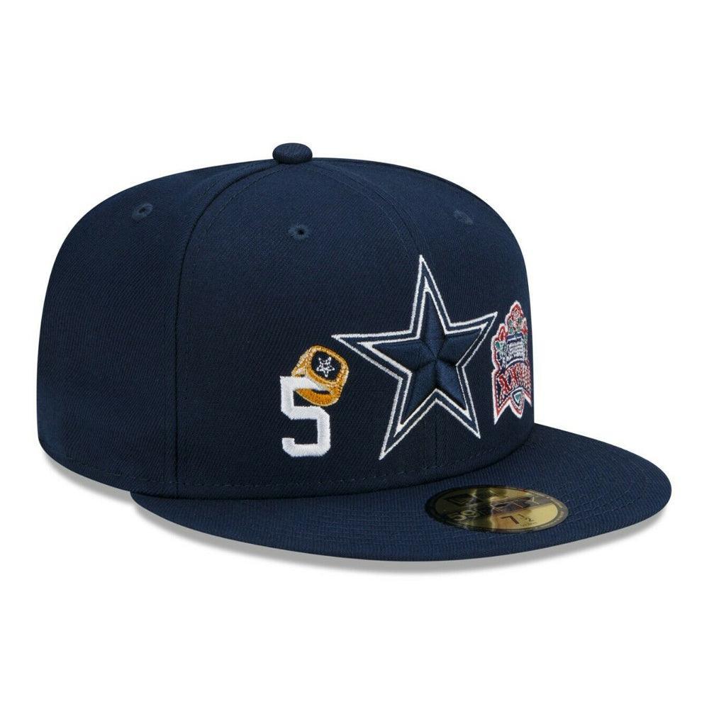 Dallas Cowboys New Era 5x Count the Rings 59FIFTY Fitted Hat - Navy - Triple Play Caps