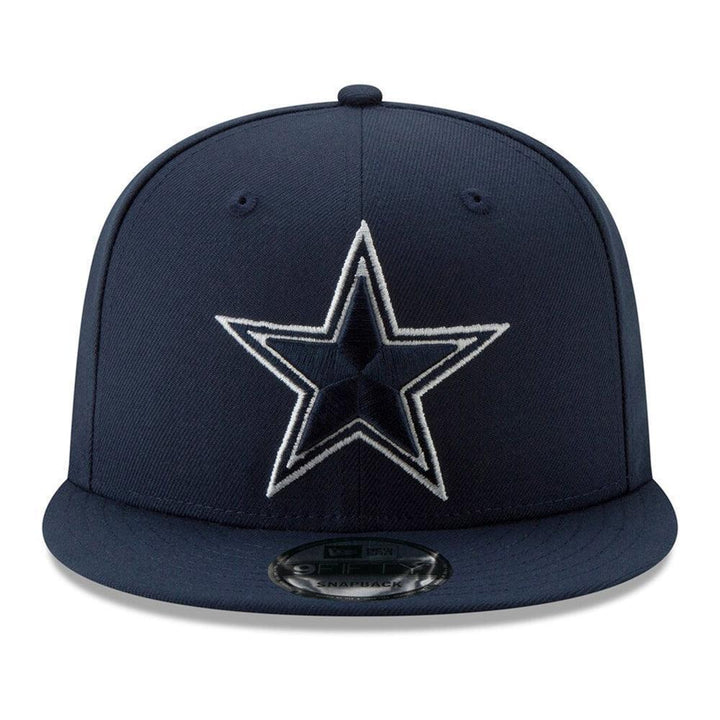 Dallas Cowboys New Era Basic 9FIFTY Snapback Hat - Navy - Triple Play Caps