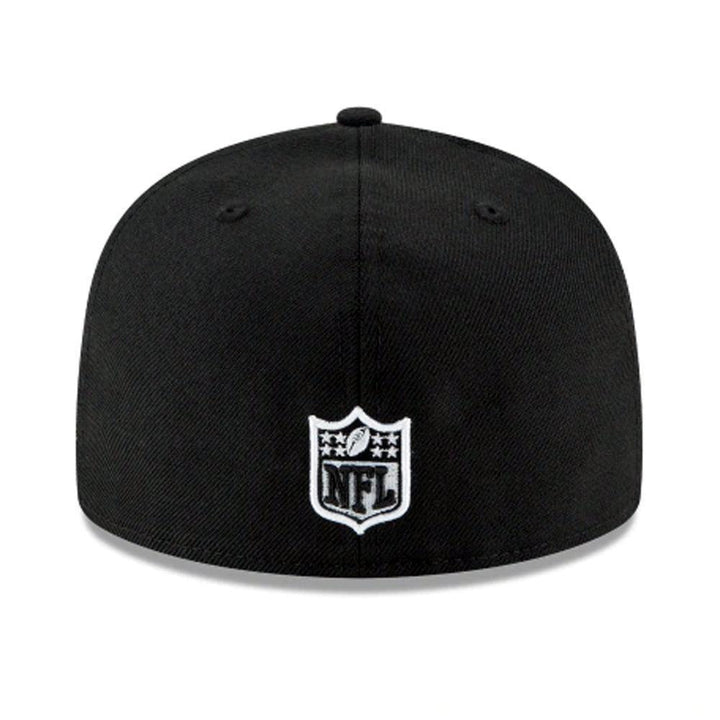 Dallas Cowboys New Era Black and White Team Basic 59FIFTY Fitted Hat - Black - Triple Play Caps