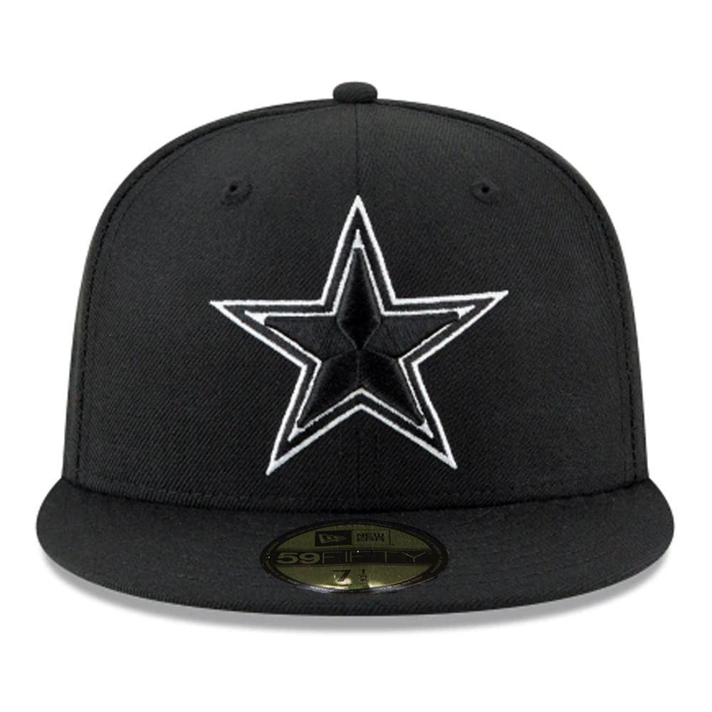 Dallas Cowboys New Era Team Basic 59FIFTY Fitted Hat - Black - Triple Play Caps