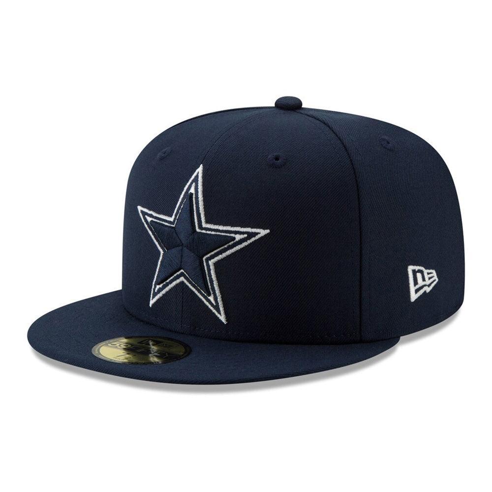 Dallas Cowboys New Era Team Basic 59FIFTY Fitted Hat - Navy - Triple Play Caps