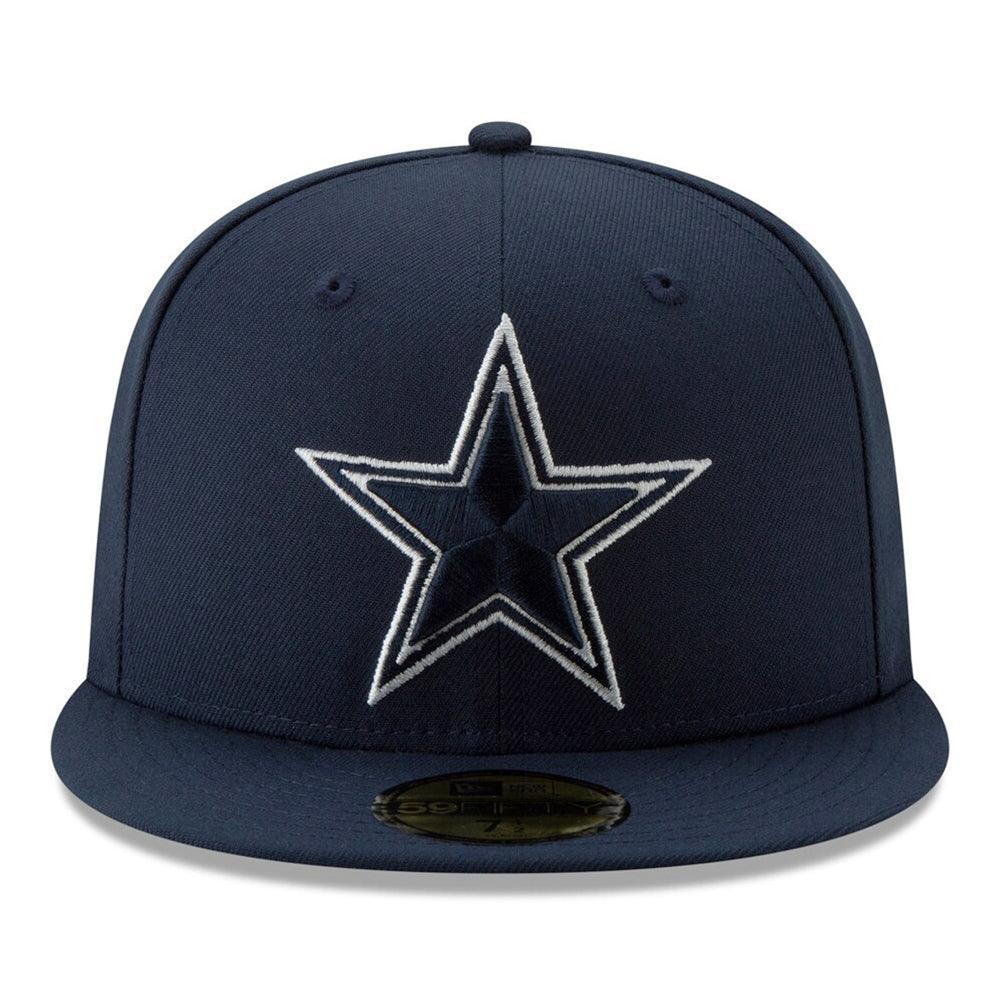 Dallas Cowboys New Era Team Basic 59FIFTY Fitted Hat - Navy - Triple Play Caps