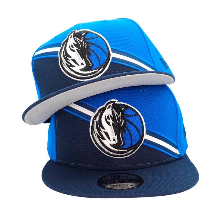 Dallas Mavericks New Era Color Cross 9FIFTY Snapback Hat - Blue/Navy - Triple Play Caps