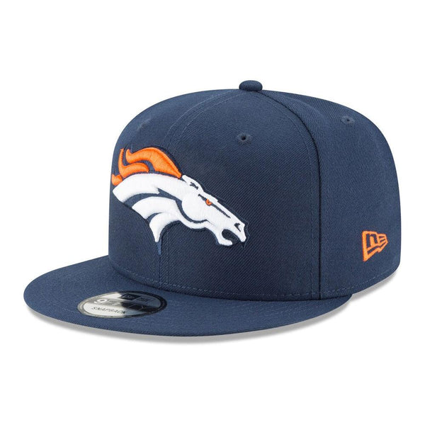Denver Broncos New Era Basic 9FIFTY Snapback Hat - Navy - Triple Play Caps