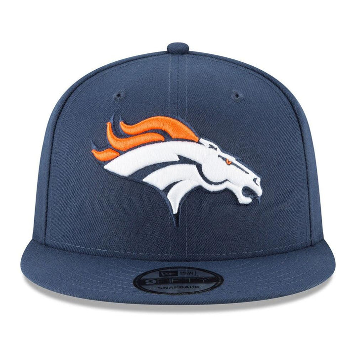 Denver Broncos New Era Basic 9FIFTY Snapback Hat - Navy - Triple Play Caps