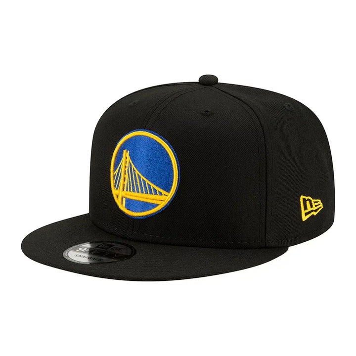 Golden State Warriors New Era Team Color 9FIFTY Snapback Hat - Black - Triple Play Caps