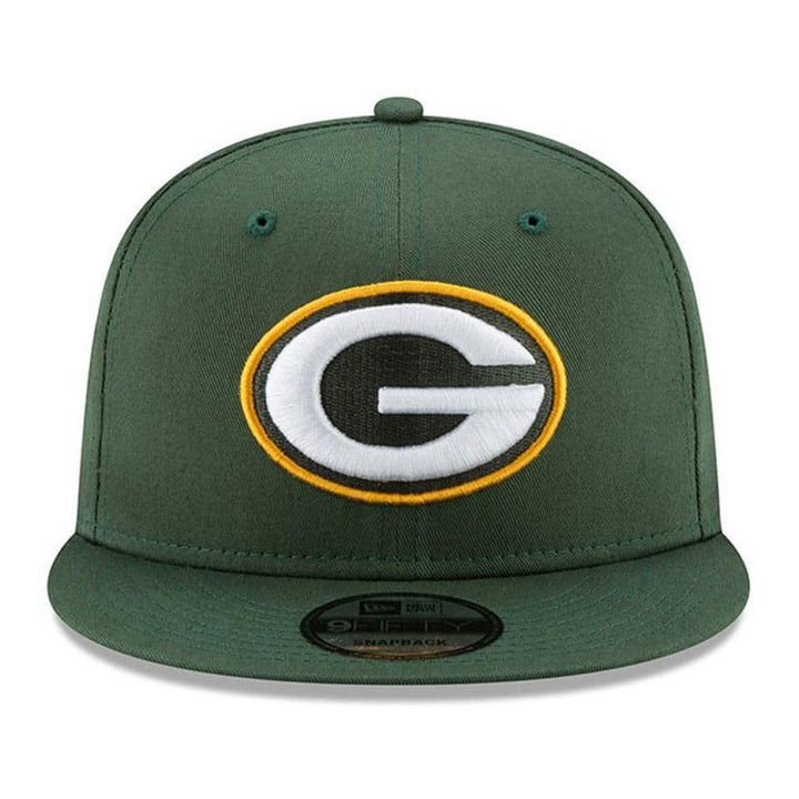 Green Bay Packers New Era Basic 9FIFTY Snapback Hat - Green - Triple Play Caps