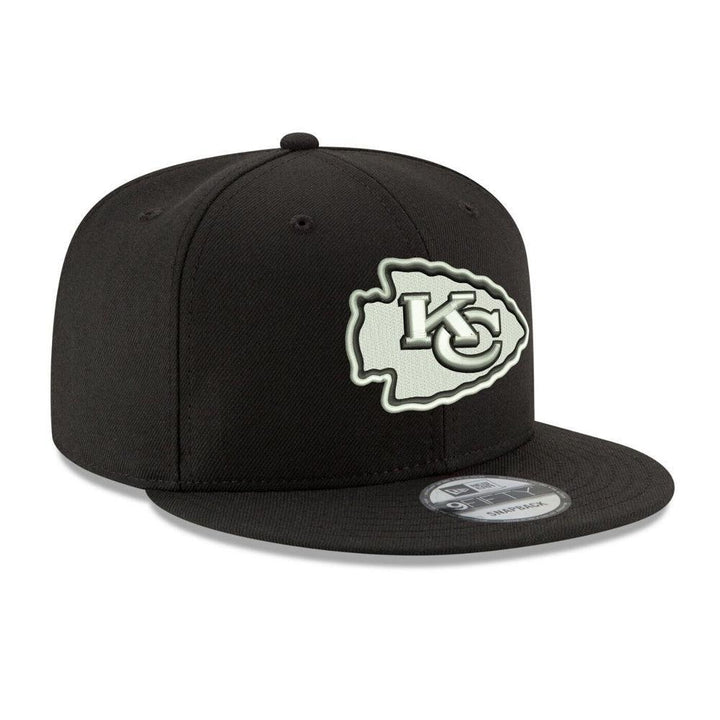 Kansas City Chiefs New Era B-Dub 9FIFTY Snapback Hat - Black - Triple Play Caps