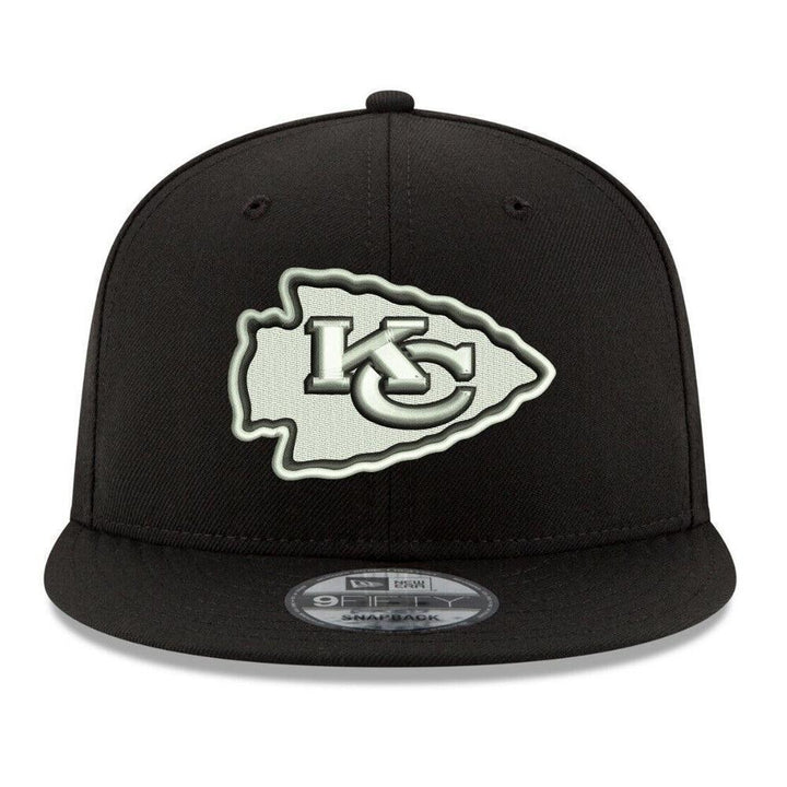 Kansas City Chiefs New Era B-Dub 9FIFTY Snapback Hat - Black - Triple Play Caps