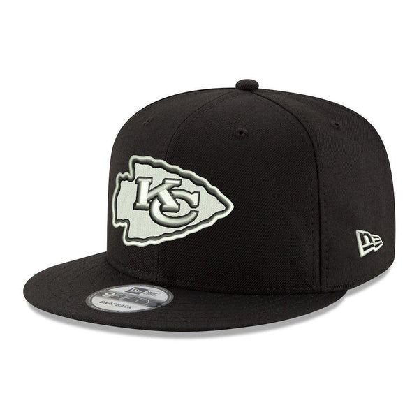 Kansas City Chiefs New Era B-Dub 9FIFTY Snapback Hat - Black - Triple Play Caps
